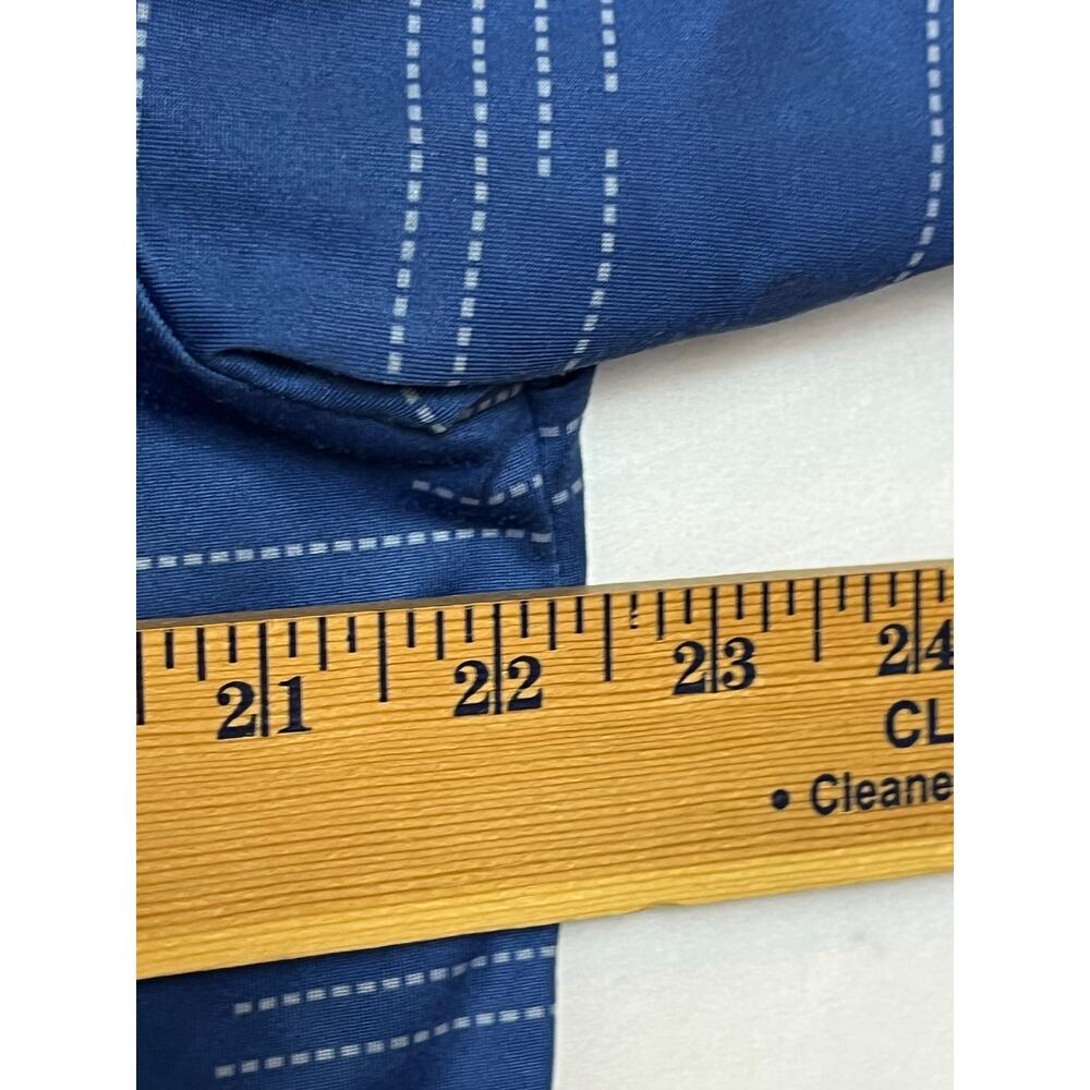 Levelwear Men's Large Blue Golf Polo Shirt 3 Button Short Sleeve Athletic Casual - Picture 5 of 8